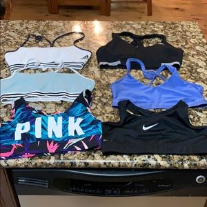 Bundle of sports bras size M-L